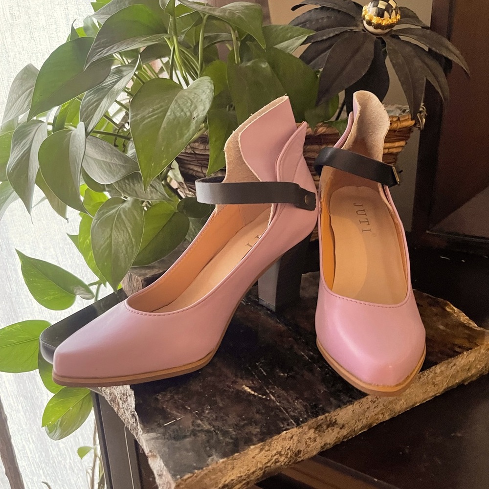 Women’s Juti Chunky High Heel/Strap Shoe